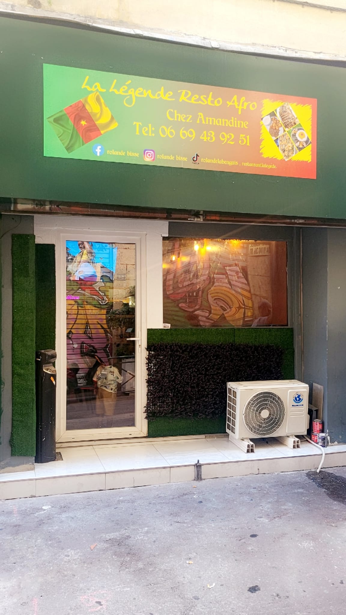 Façade du restaurant